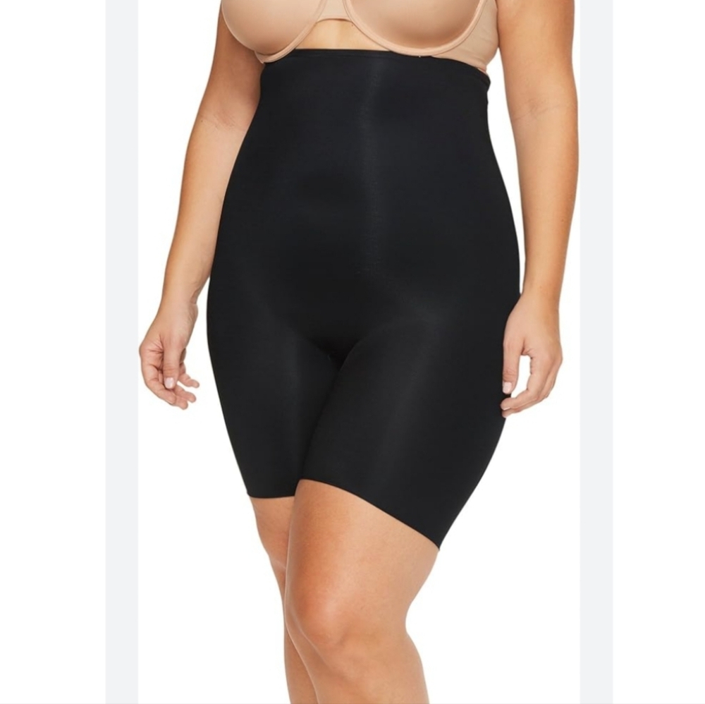 Spanx Thinstincts High Waisted Mid Thigh Short 10006P Plus Size 3X